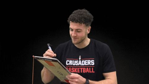 Drawing Coaching GIF by Kent Crusaders Basketball