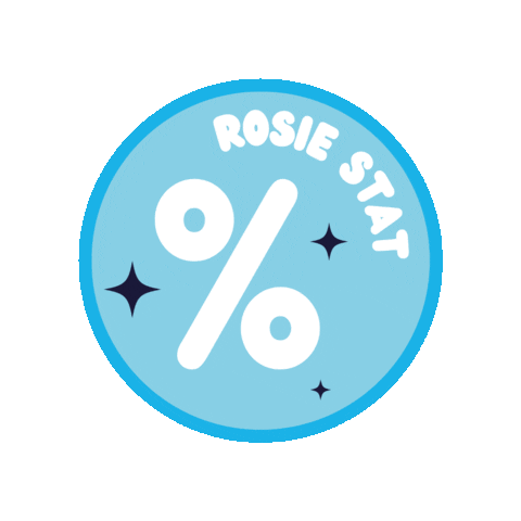 Rosie Report Stat Sticker by We Are Rosie