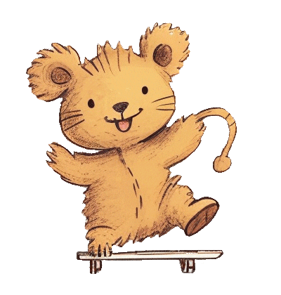 Skateboard Smile Sticker