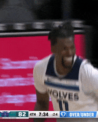 Nba Smiling GIF by Minnesota Timberwolves