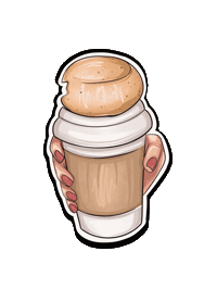 artolejnik coffee winter autumn pause Sticker