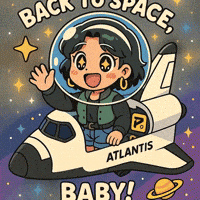 Excited Space Shuttle GIF by Persona