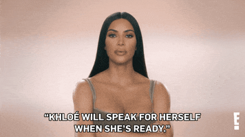 speak keeping up with the kardashians GIF by E!