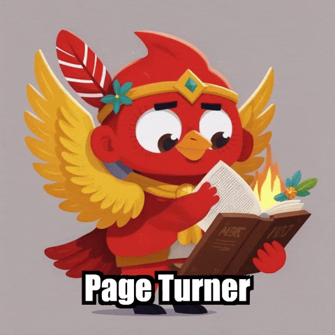 Page Turner Reading GIF by The Cardinal Virtue