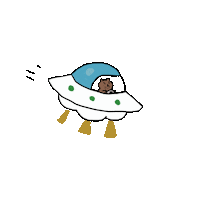 fartynrabbie gym bear bunny fart Sticker