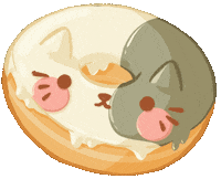 VeryBerryArt cat food kawaii sweet Sticker