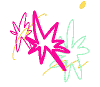 Flower Stars Sticker by haenaillust