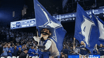 College Basketball Mascots GIF by Xavier Men's Basketball