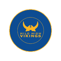 hilohighschool vikings hilo goviks bluegold Sticker