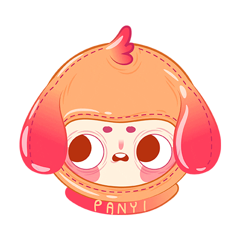 Panyi no mood eyes frustrated Sticker
