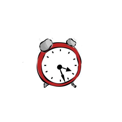 Axemeagain time clock alarm ringing Sticker