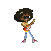 SuperSema music cool rock vibes Sticker
