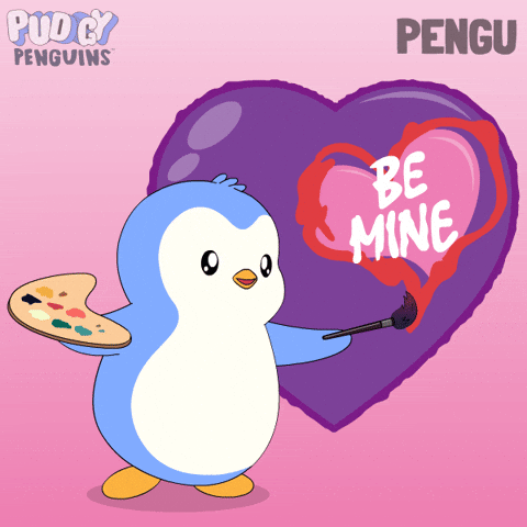 Loving In Love GIF by Pudgy Penguins