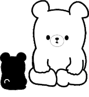 slap hit Sticker by Shiny bear