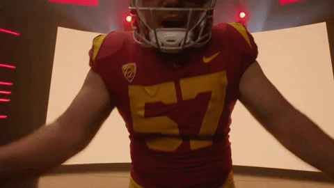 Football College GIF by USC Trojans