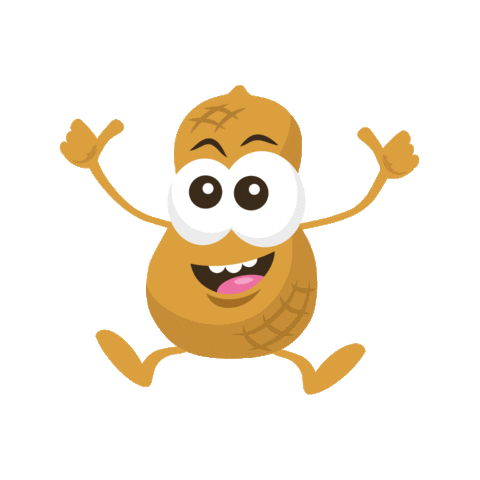allergenis giphyupload peanuts nuts peanut Sticker