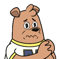 Sad Face Sticker by Meme World of Max Bear