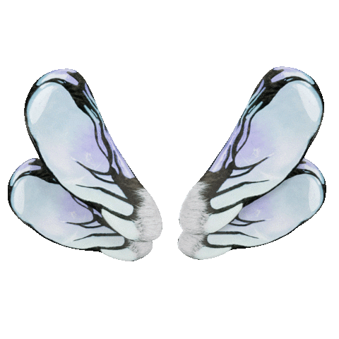 Superchillfoundation superpower superpowers superchill vlindervleugel Sticker