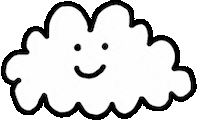 Happy Cloud Sticker by Ruppert Tellac
