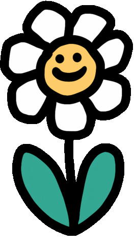 Happy Flower Sticker by Ruppert Tellac