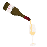 Cheers Wine Sticker by ArvayWine