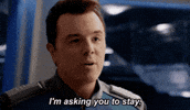 please stay fox broadcasting GIF by The Orville