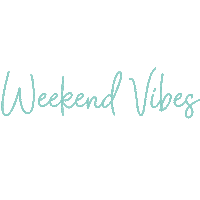 Weekend Vibes Sticker by LAUBLUST