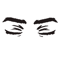 Sad Eyes Sticker by Domix