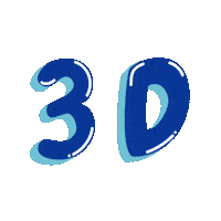 3D Atom Sticker
