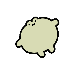 Frog F Sticker
