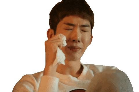 Sad Cry Sticker