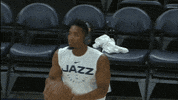 getting ready donovan mitchell GIF by NBA