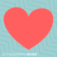 heart love GIF by Lucy Woodworth Design