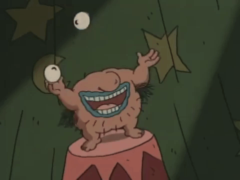 nickrewind giphydvr nicksplat aaahh real monsters giphyarm044 GIF