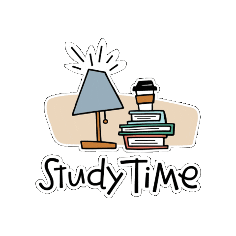 Midterms Studying Sticker by University of Michigan Student Life
