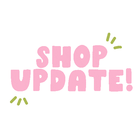 Shop Update Sticker