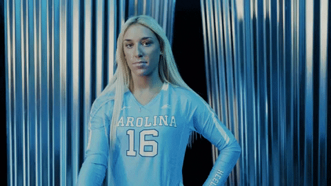North Carolina Volleyball GIF by UNC Tar Heels