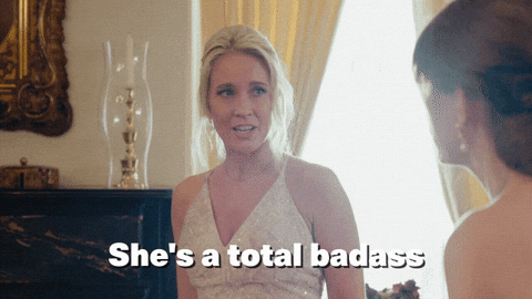 MagentaLightStudios giphyupload wedding bride badass GIF