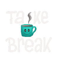 ein_himmelskind break mug pause tasse Sticker