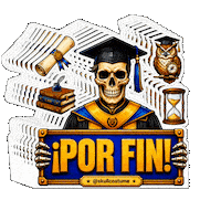 Skull Graduation Sticker