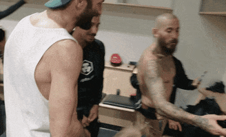 Mixed Martial Arts Hug GIF by UFC