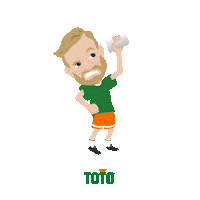 On My Way Cheers Sticker by Toto