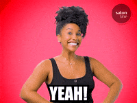 salonline reaction happy funny excited GIF