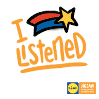 Friend Listen Sticker by Lidl Ireland