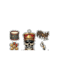 Halloween Skull Sticker