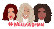 wellapro_anz friends women hair girls Sticker