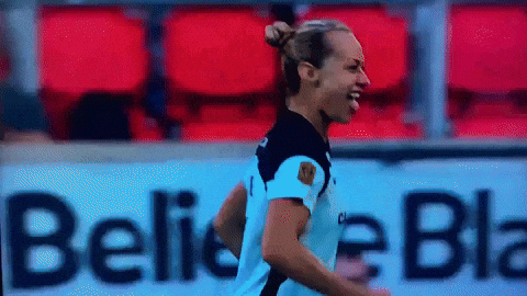 Savage0ffTheTopRope gotham fc jaelin howell nwsl reacts GIF