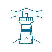 visitcambria lighthouse cambria visitcambria cambriacalifornia Sticker