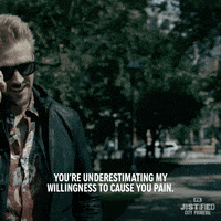 JustifiedFX tv drama hulu pain GIF