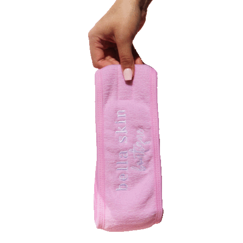 bellaskinboutique giphyupload bella skin pink headband bella skin boutique Sticker
